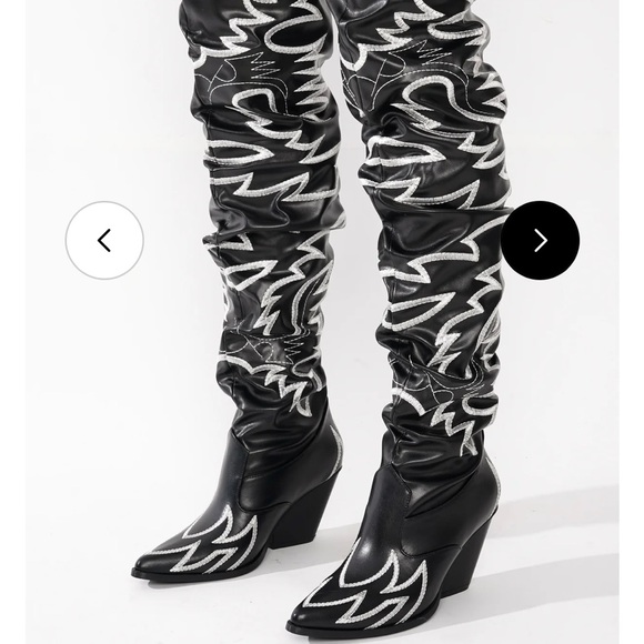 Cape Robbin Kelsey-21 western thigh-high cowboy boots. New in box size 8 - Picture 3 of 7